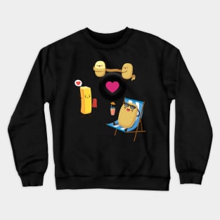 potatoes in love Crewneck Sweatshirt